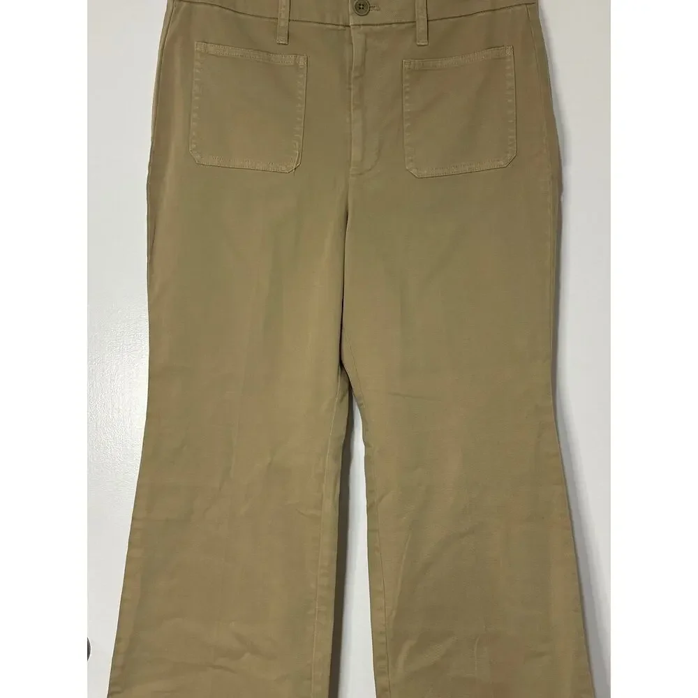 J. Crew Women's Khaki Stretch Pants Size 30 NWT Preppy Minimalist School